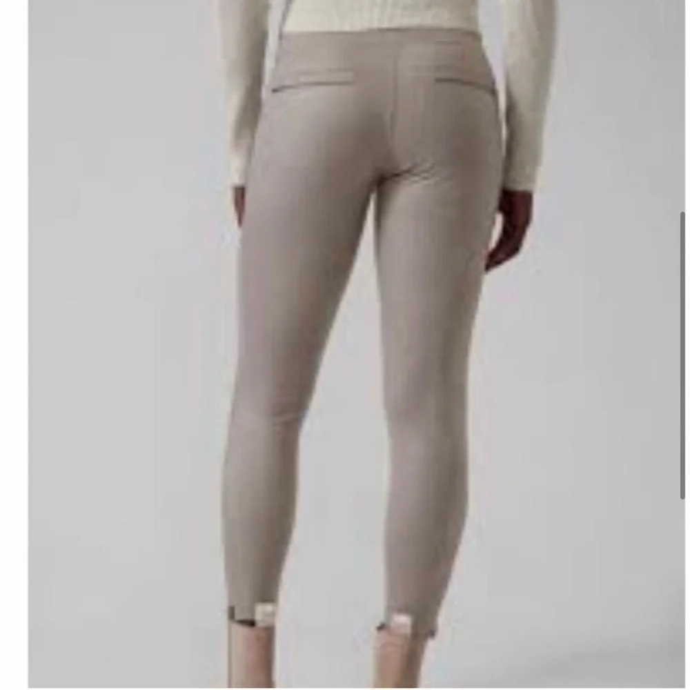 Athleta Delancey Gleam Moto Tight Leggings ribbed grey Zip ankle size XXS
